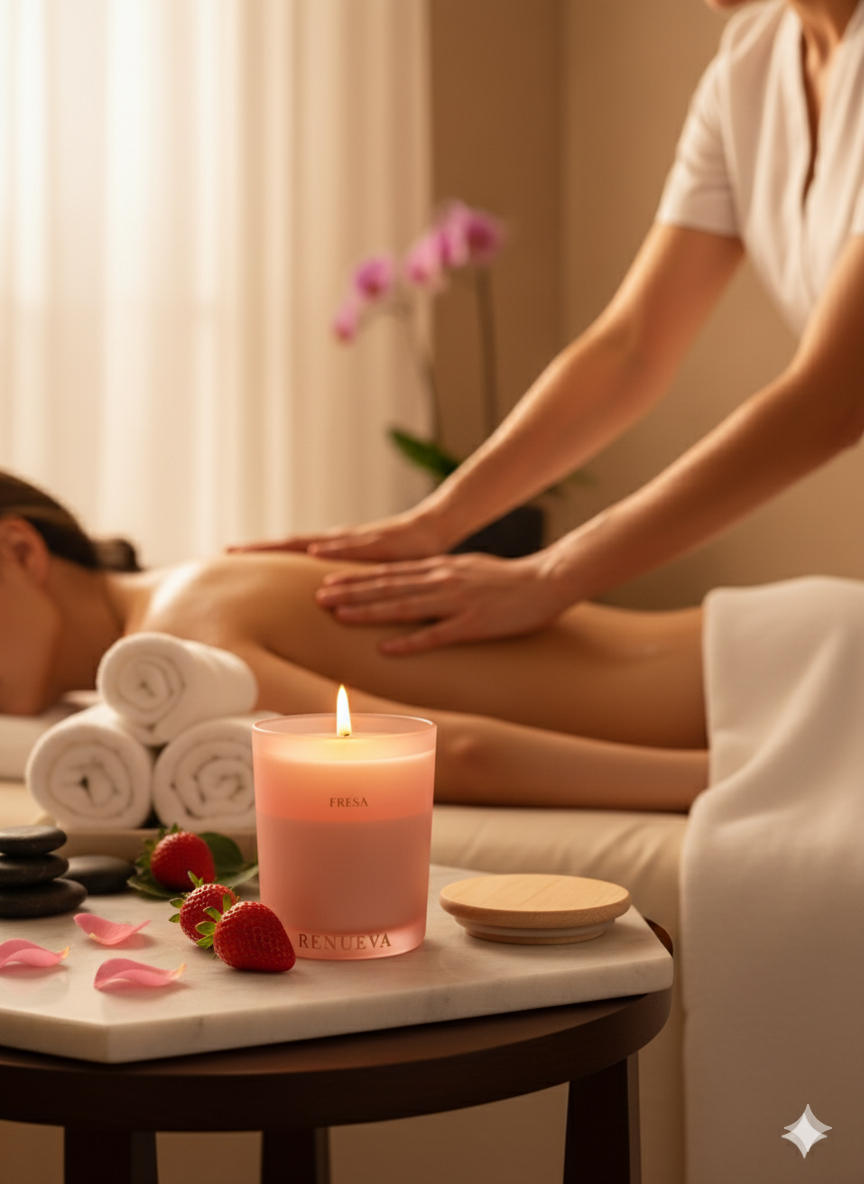 Vela de Masaje Fresa