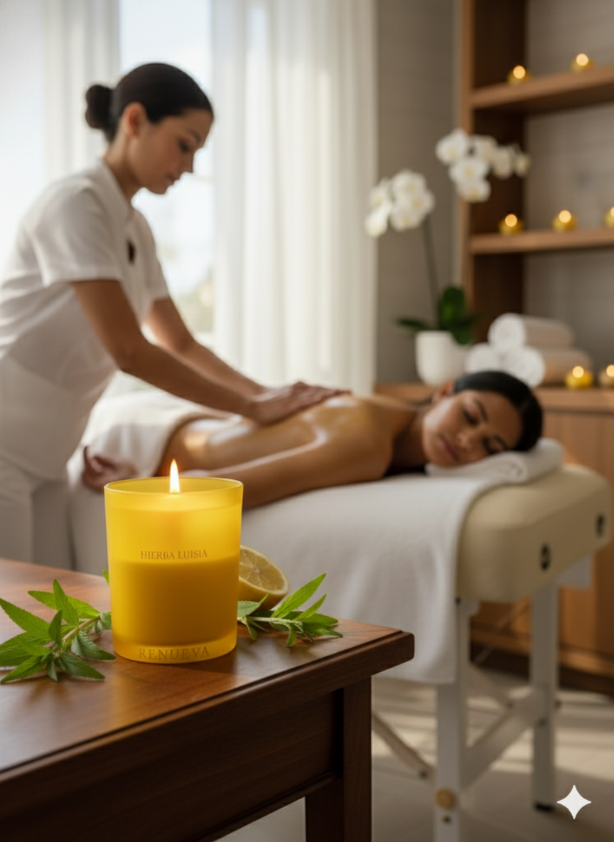 Vela de Masaje Hierba Luisa